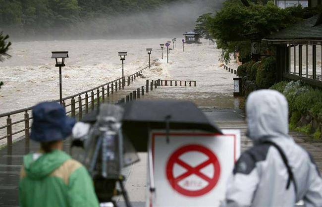 وقوع سیل در ژاپن/ 16 نفر کشته و بیش از 50 نفر ناپدید شدند