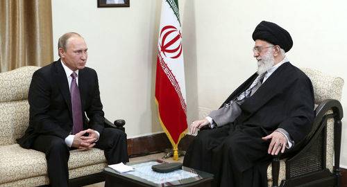 رهبر ایران و پوتین