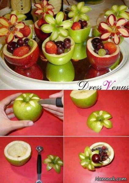 ایده های میوه آرایی شب یلدا میوه آرایی یلدا