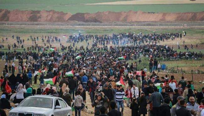 راهپیمایی گسترده فلسطینیان علیه اشغالگران قدس برای چندمین هفته متوالی