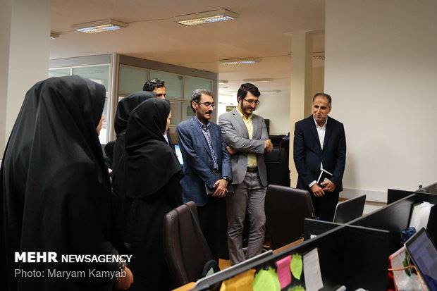 رئیس سازمان فضایی ایران از خبرگزاری مهر بازدید کرد
