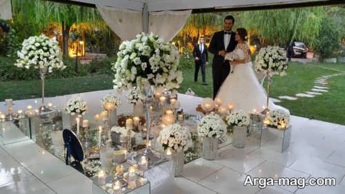 تزیین زیبا سفره عقد