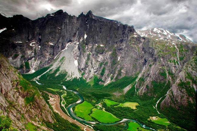 دیوار ترول در نروژ (troll wall in norway)