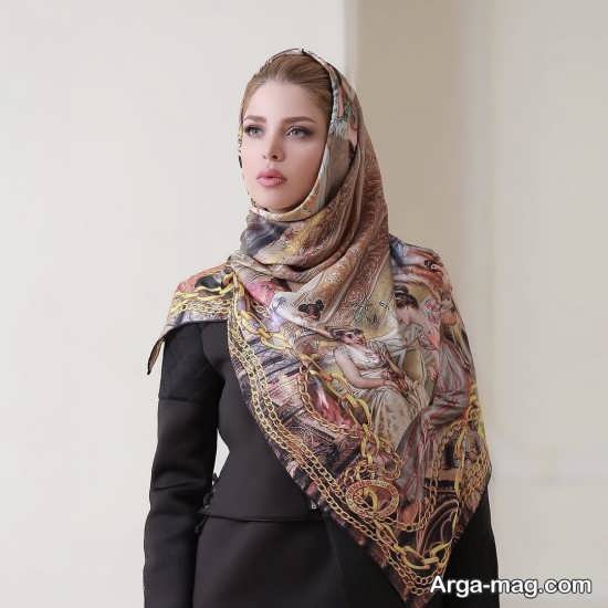 مدل روسری مجلسی با طرح های بسیار جذاب و زیبا