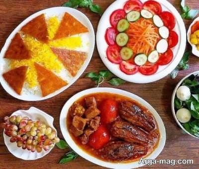 طرز تهیه خورش بادمجان با مرغ 