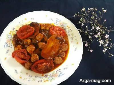 دستور تهیه خورش بادمجان 