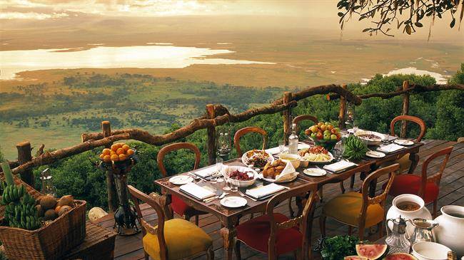 لژ نگورونگورو کری تر (ngorongoro crater lodge) در تانزانیا