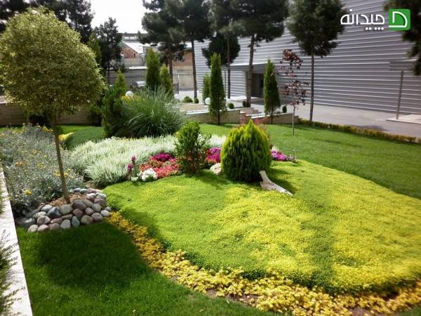 طراحی باغچه در حیاط منزل
