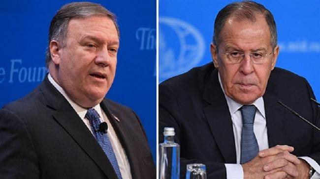 گفتگوی تلفنی لاوروف و پمپئو درباره تحریم های جدید آمریکا علیه مسکو