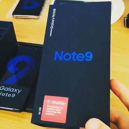 آنباکسینگ گلکسی نوت 9 (Galaxy Note 9)