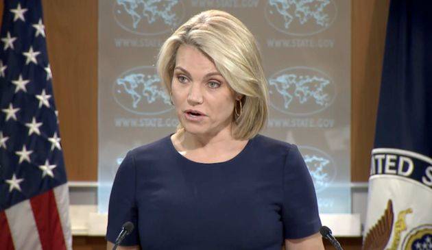 اعتراض خبرنگاران به سخنگوی وزارت خارجه آمریکا در ارتباط با حمله اخیر جنگنده‌های سعودی در بمن
