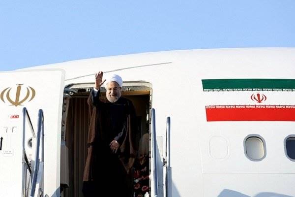 روحانی تهران را به مقصد آکتائو قزاقستان ترک کرد