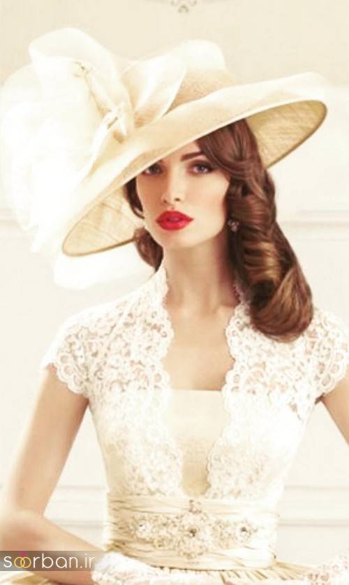 مدل کلاه عروس توری و کلاسیک جدید-15
