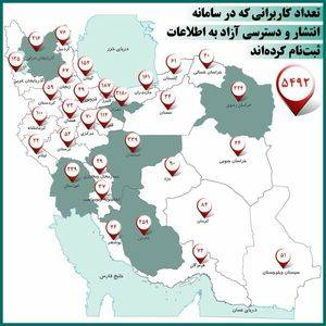 کدام استان‌ها بیشترین دسترسی آزاد به اطلاعات را دارند؟