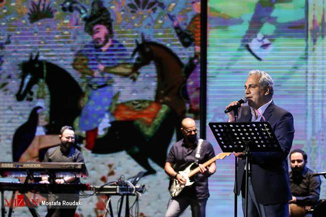 کنسرت مهران مدیری برگزار شد/طنین آره بارون میومد در برج میلاد تهران