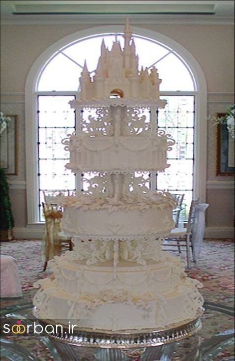 کیک عروسی مدل قصر 3