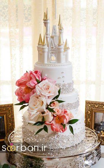 کیک عروسی مدل قصر 7