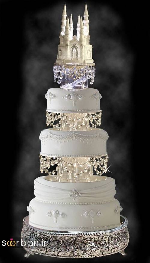 کیک عروسی مدل قصر 10