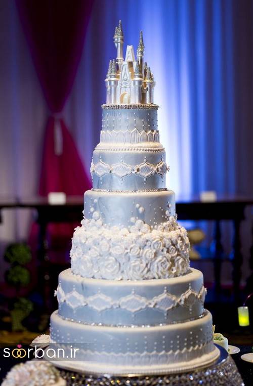 کیک عروسی مدل قصر 12