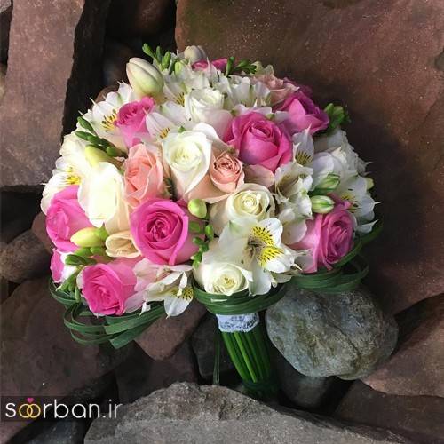 دسته گل عروس جدید ایرانی 96 
