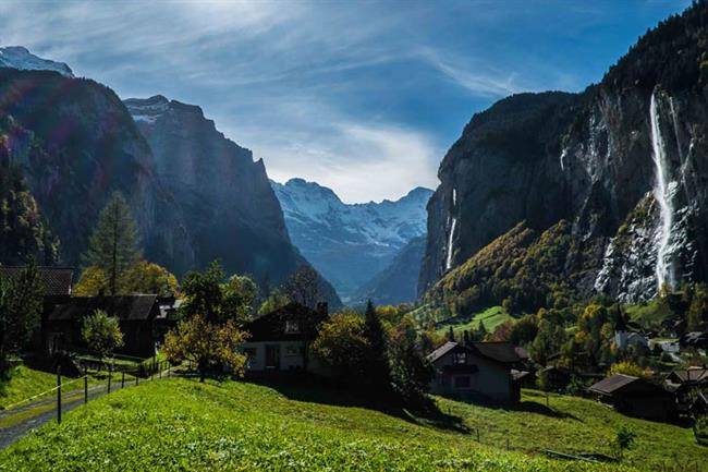 آبشاراستاباخ، برنیز اوبرلند (Bernese Oberland) در کشور سوئیس