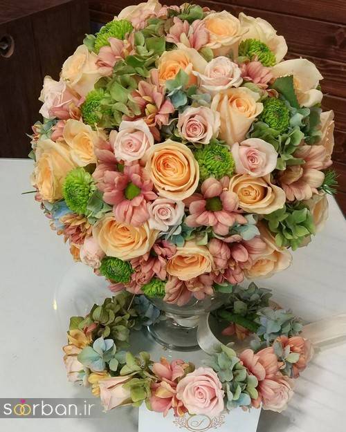 دسته گل عروس و نامزدی زیبا 97 و 2018-1