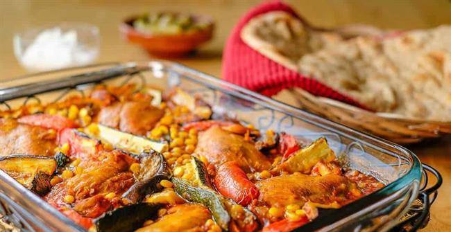 طرز تهیه خورشت کدو و بادمجان