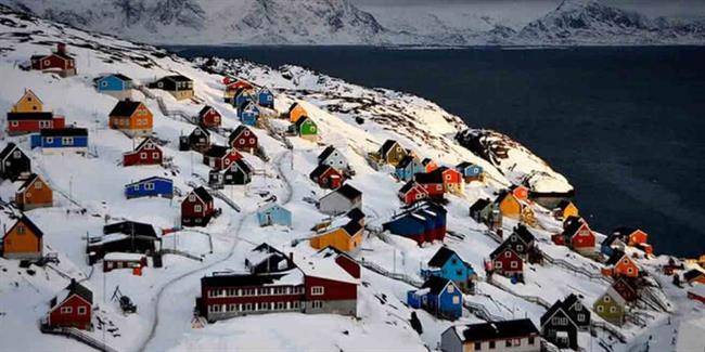 بزرگترین جزیره جهان - جزیره ی گرینلند در دانمارک