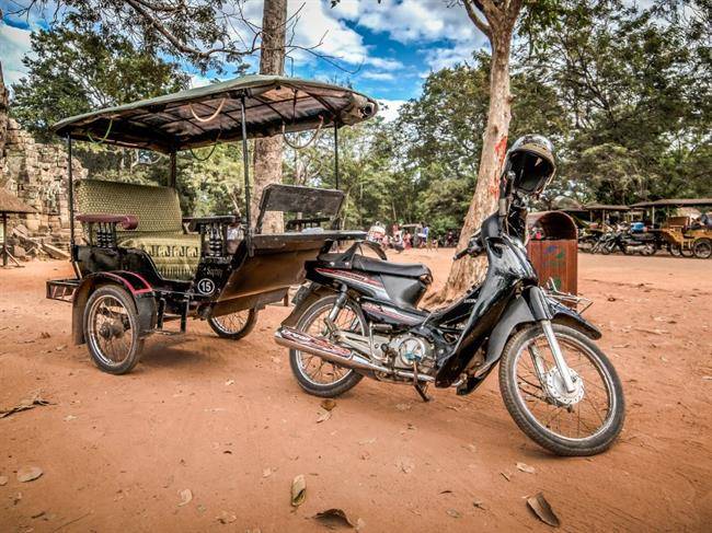 سواری با یک Tuk-Tuk