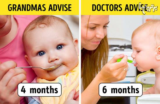 توصیه‌های مادر بزرگانه در مورد بچه داری که پزشکان توصیه می‌کنند نشنیده بگیریم