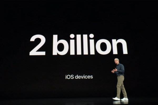 سیستم عامل اپل هم اکنون روی 2 میلیارد دستگاه به اجرا در می آید
