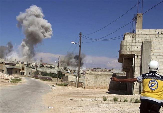 تدارک تروریست‌ها برای حمله شیمیایی ساختگی در ادلب/مخازن گاز کلر از سوی تروریست‌ها وارد ادلب شد