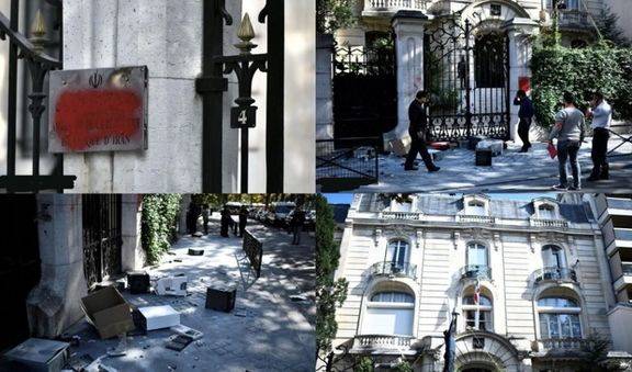 توییت سفارت فرانسه درپی تعرض به سفارت ایران