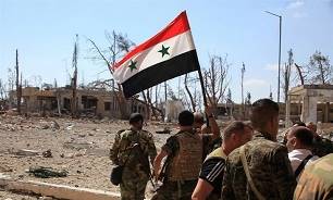 ارتش سوریه علیه تروریست‌های داعش در شرق استان حمص