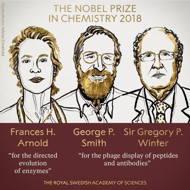 برندگان نوبل شیمی 2018 معرفی شدند+تصاویر