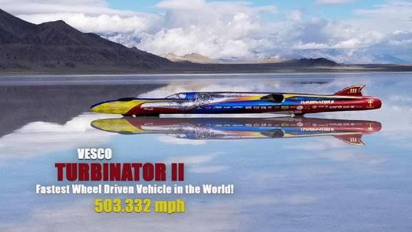 یک روز تاریخی؛ ثبت رکورد سرعت 809.5 کیلومتر بر ساعت توسط توربیناتور [تماشا کنید]
