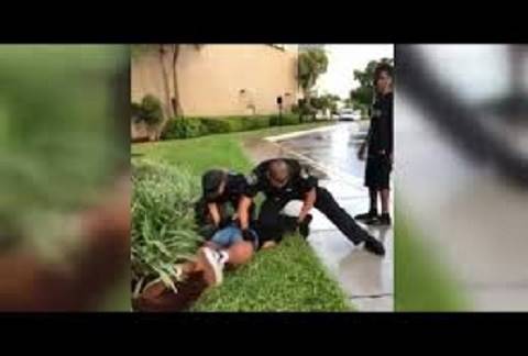 حمله وحشیانه پلیس فلوریدای آمریکا به دختر نوجوان سیاه پوست