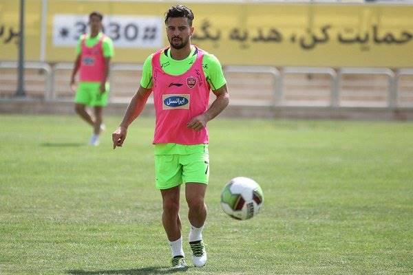 سروش رفیعی در تمرین پرسپولیس حاضر شد