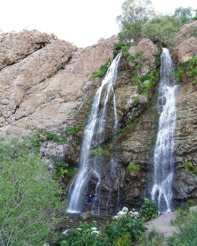 آبشار دوقلو گشت‌ رودخان