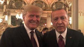 اردوغان و ترامپ در پاریس دیدار کردند