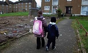 ریاضت کودکان در ششمین کشور ثروتمند جهان/افزایش کودکان فقیر در انگلیس