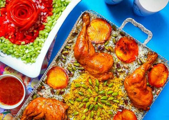 طرز تهیه پسته پلو