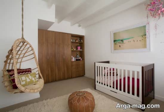 تم زیبای ترکیبی در اتاق نوزاد