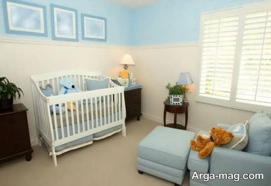 رنگ جذاب اتاق نوزاد