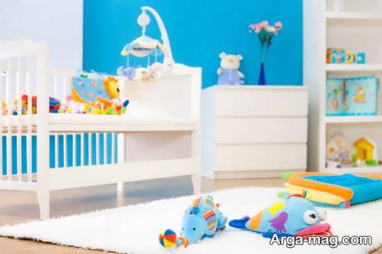 رنگ اتاق نوزاد با تم ترکیبی
