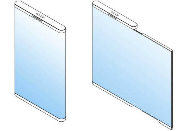 طرح متفاوت ال جی برای گوشی هوشمند با نمایشگر تاشو منتشر شد