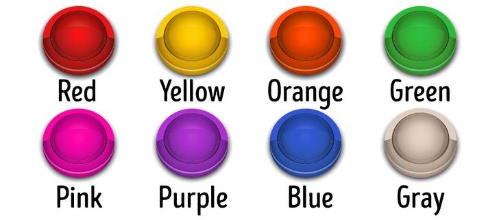 با انتخاب یکی از رنگ ها شخصیت خود را بشناسید