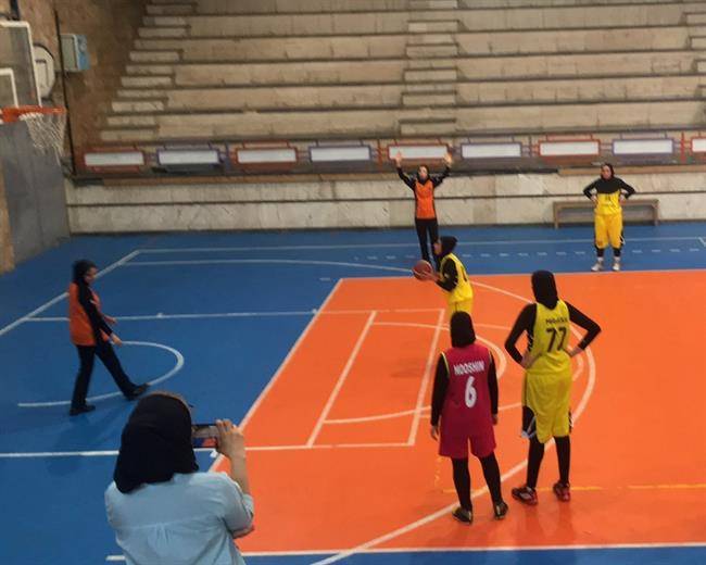  رعناترین دختر ایرانی ستاره مسابقات بسکتبال 