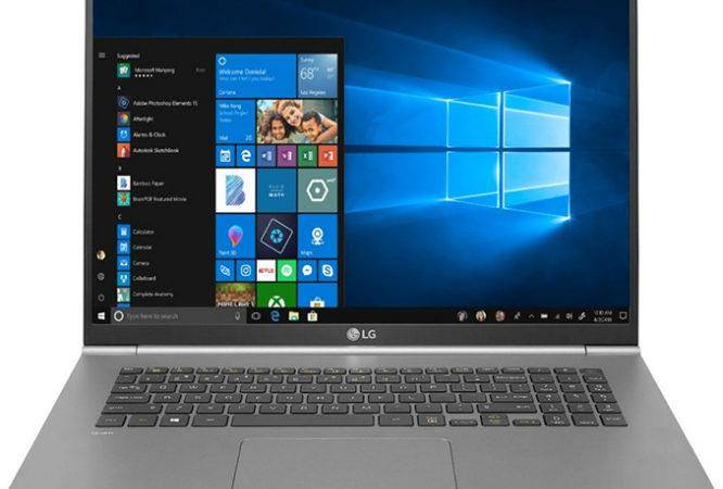 لپ‌تاپ ال‌جی گرم 17 با ضخامت اندک و پردازنده نسل هشتم معرفی شد