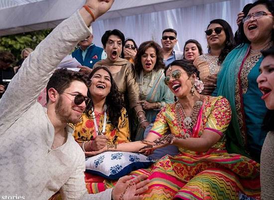 عروسی به سبک هندی در حضور سوفی ترنر (بازیگر سریال بازی تاج و تخت) و نارندرا مودی (نخست وزیر هند)
